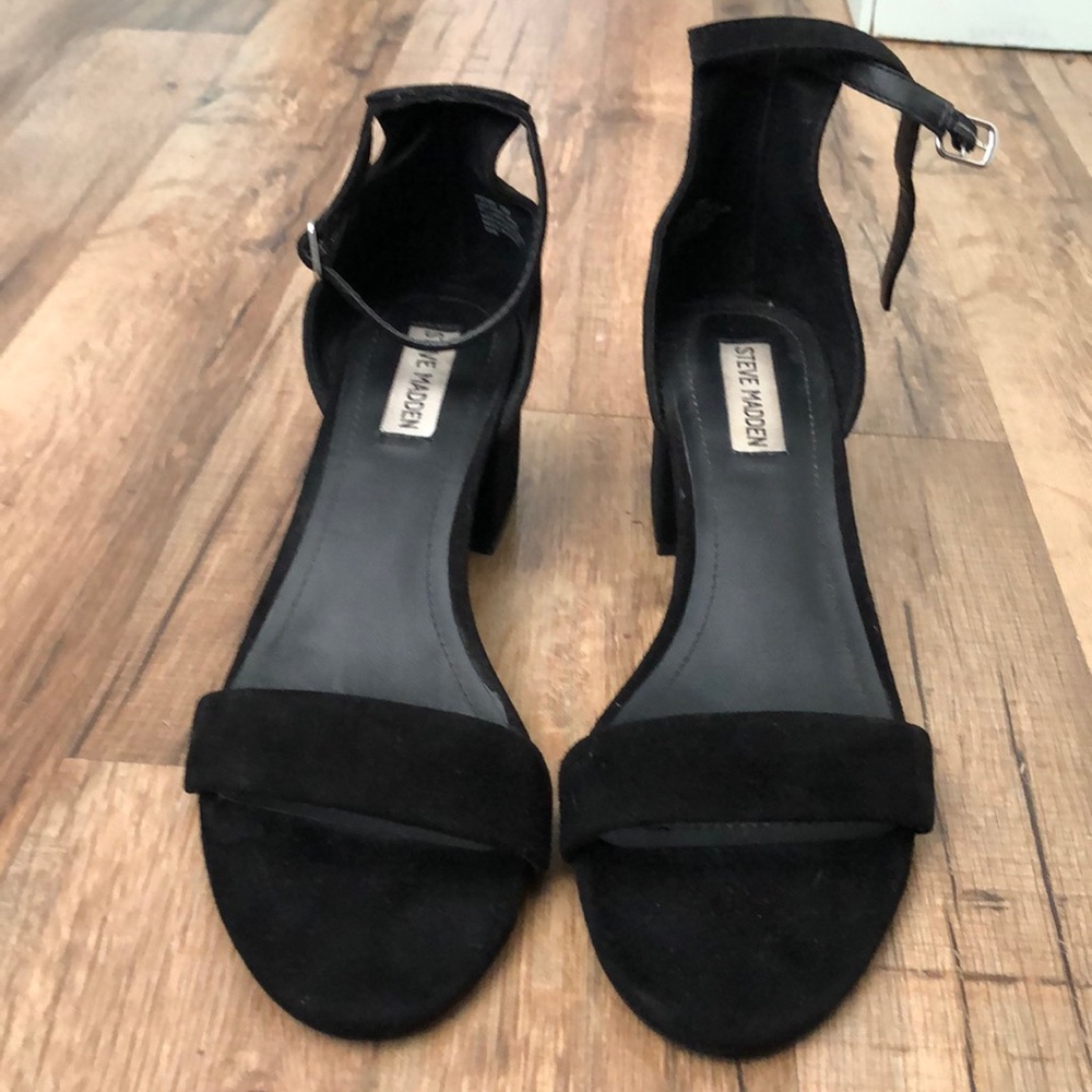 Black Heeled Sandals